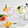 Προσαρμοσμένη Luster Colored Gold Rimmed Gin Balloon Glasses